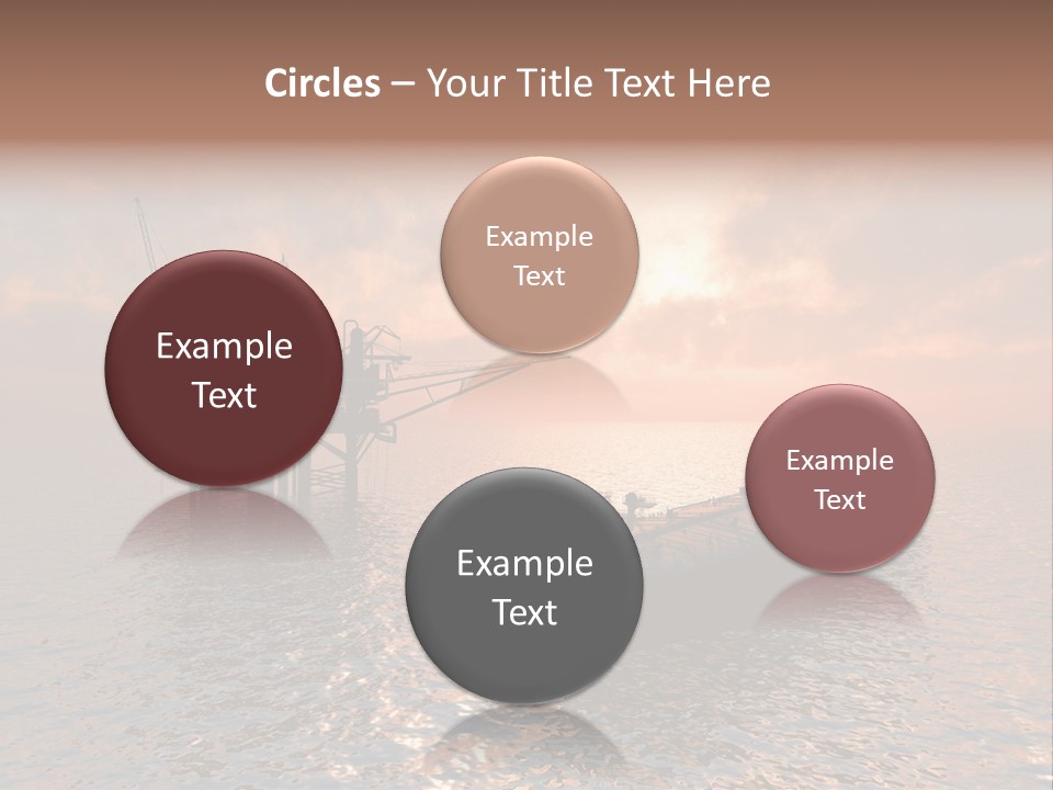 Fire Plant Gear PowerPoint Template