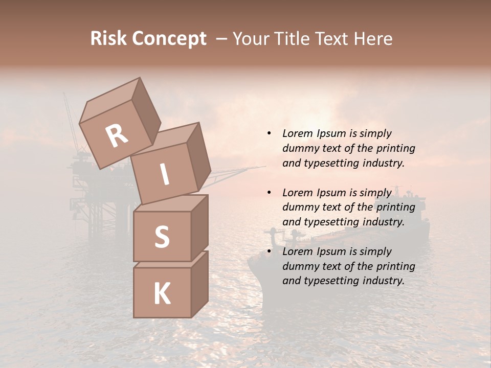 Fire Plant Gear PowerPoint Template