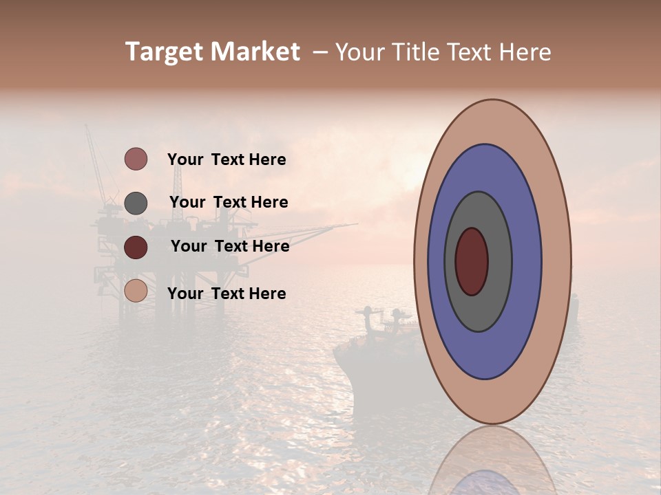 Fire Plant Gear PowerPoint Template