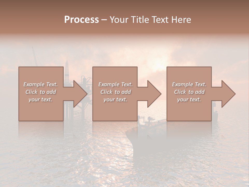 Fire Plant Gear PowerPoint Template