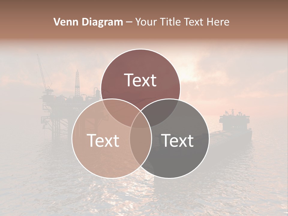 Fire Plant Gear PowerPoint Template