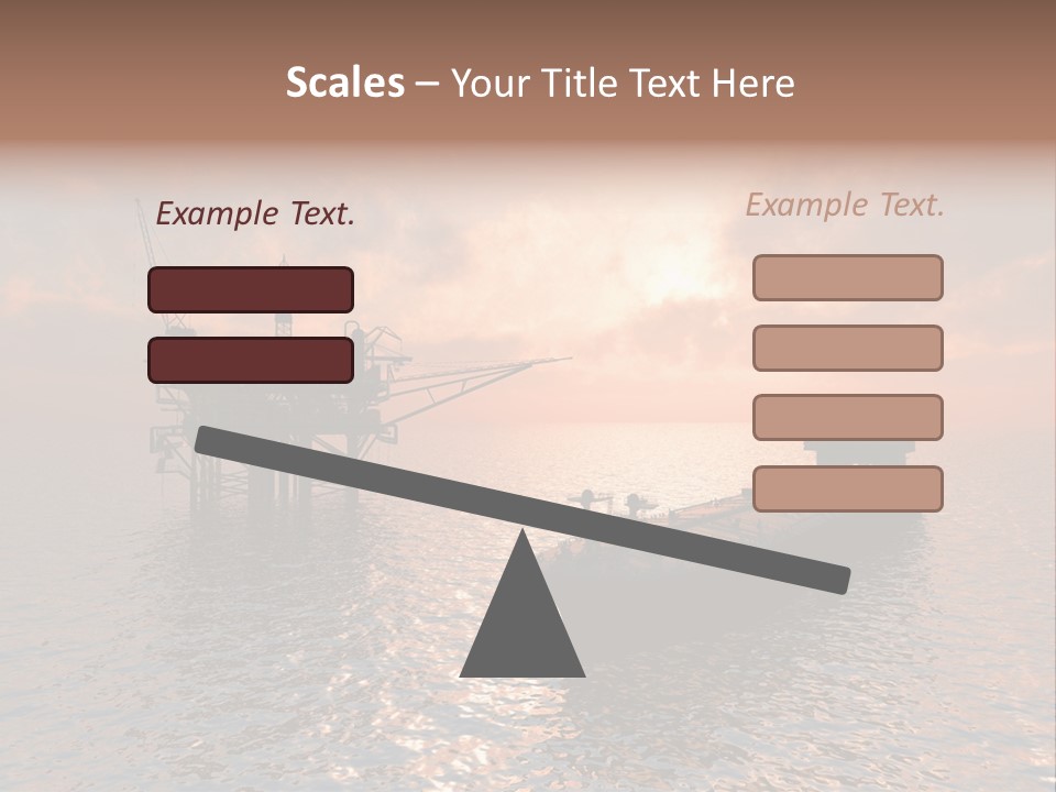 Fire Plant Gear PowerPoint Template