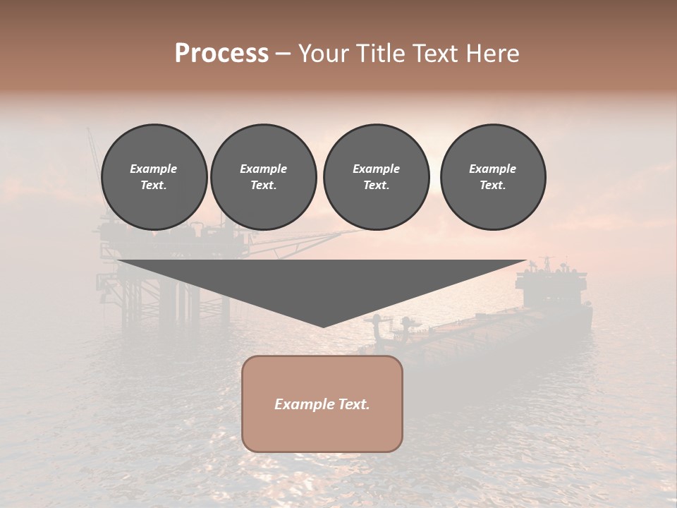 Fire Plant Gear PowerPoint Template