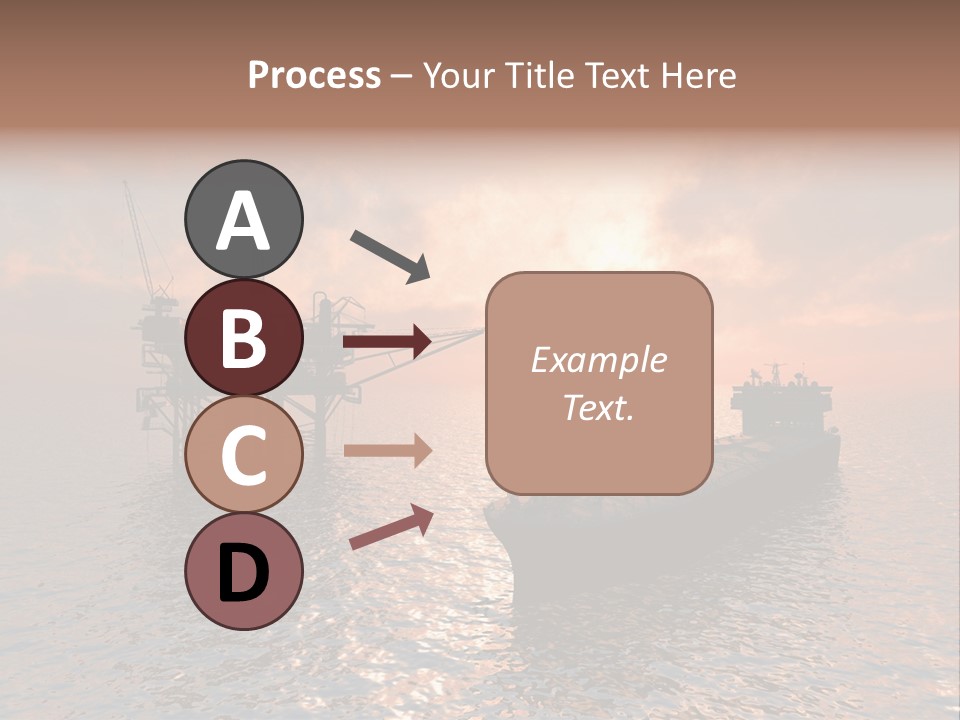 Fire Plant Gear PowerPoint Template