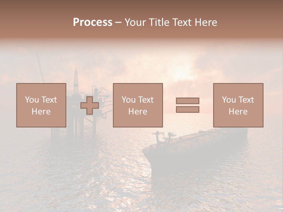 Fire Plant Gear PowerPoint Template
