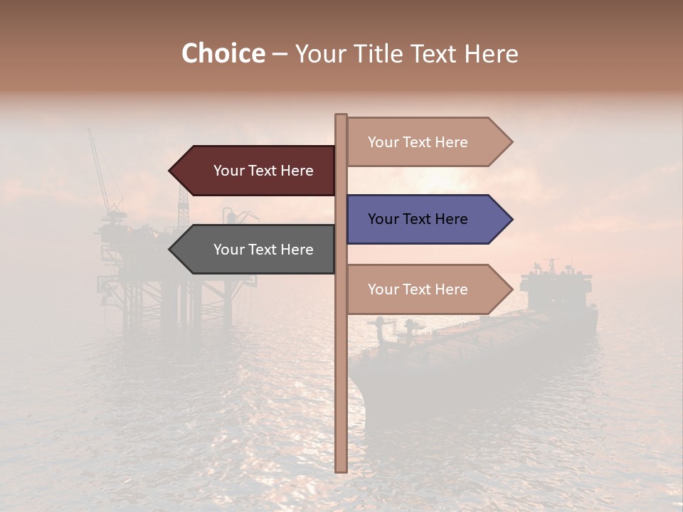 Fire Plant Gear PowerPoint Template