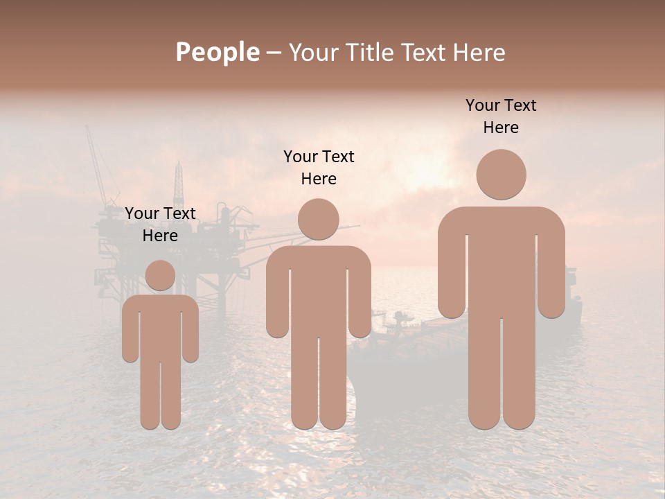 Fire Plant Gear PowerPoint Template