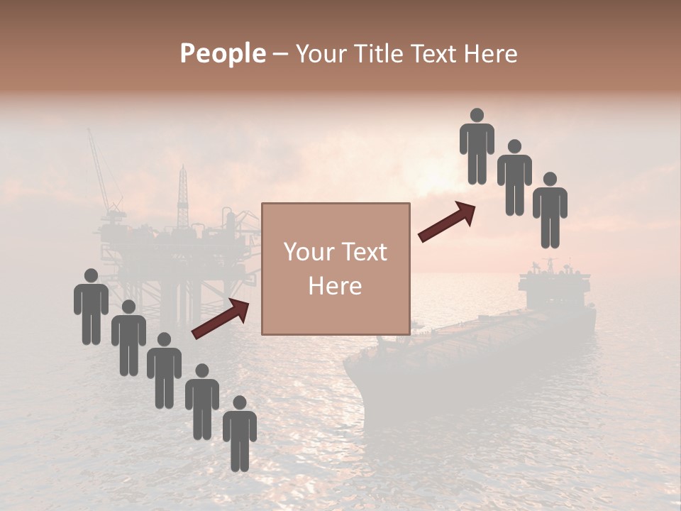 Fire Plant Gear PowerPoint Template