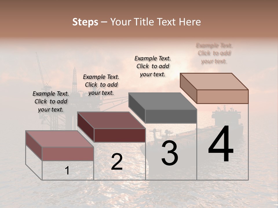 Fire Plant Gear PowerPoint Template