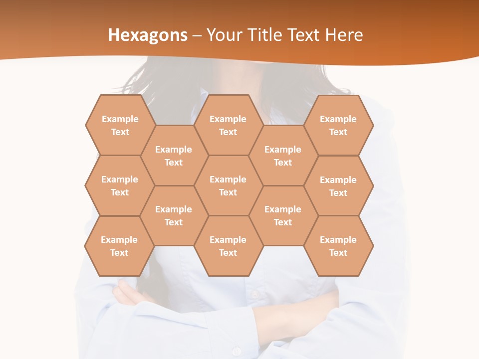 Success Businesswomen Portrait PowerPoint Template