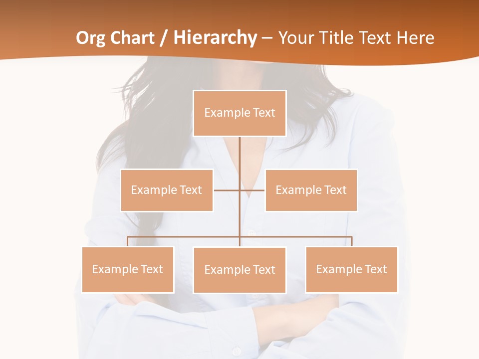 Success Businesswomen Portrait PowerPoint Template