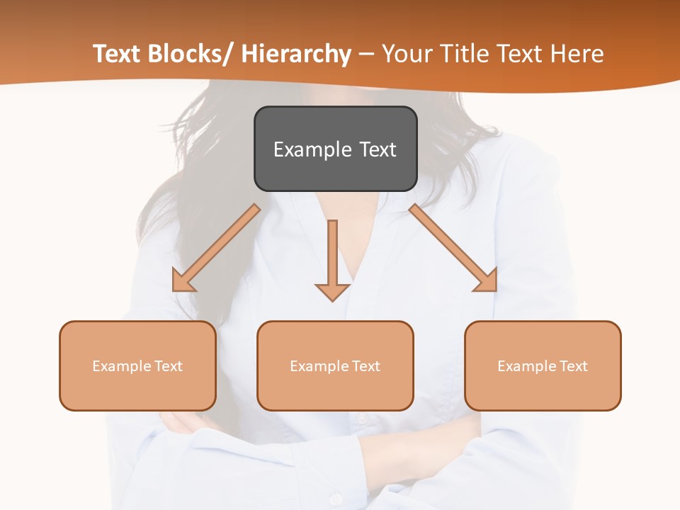 Success Businesswomen Portrait PowerPoint Template