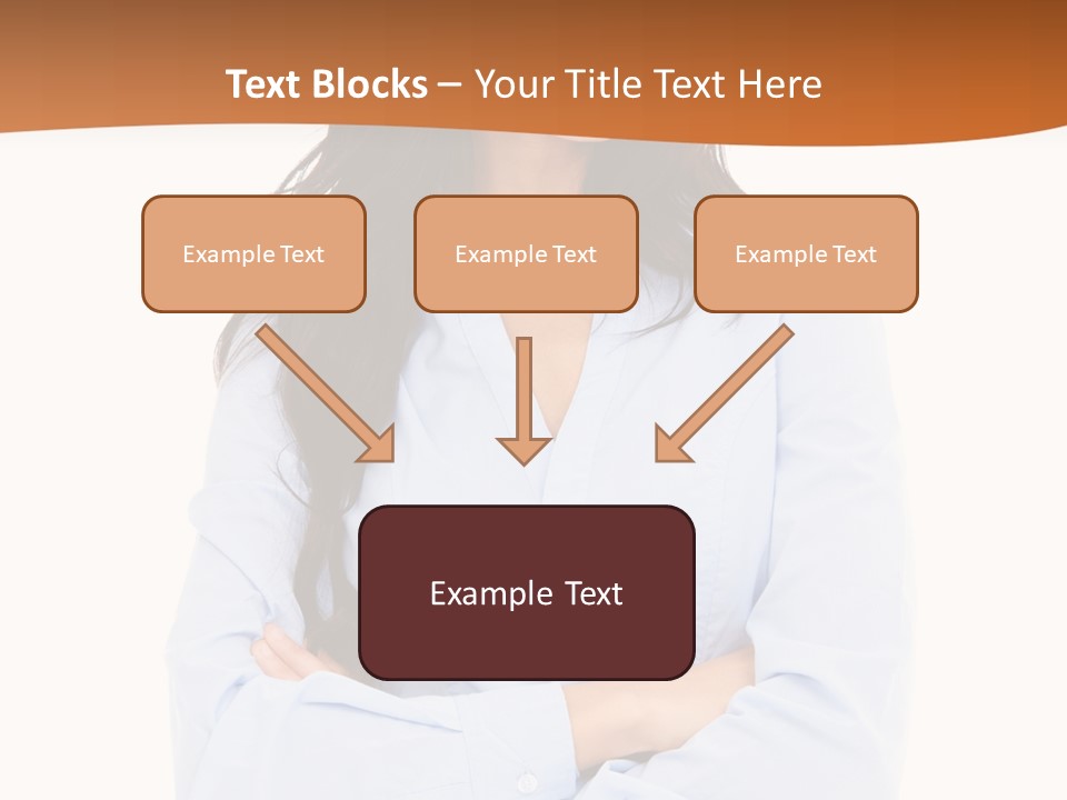 Success Businesswomen Portrait PowerPoint Template