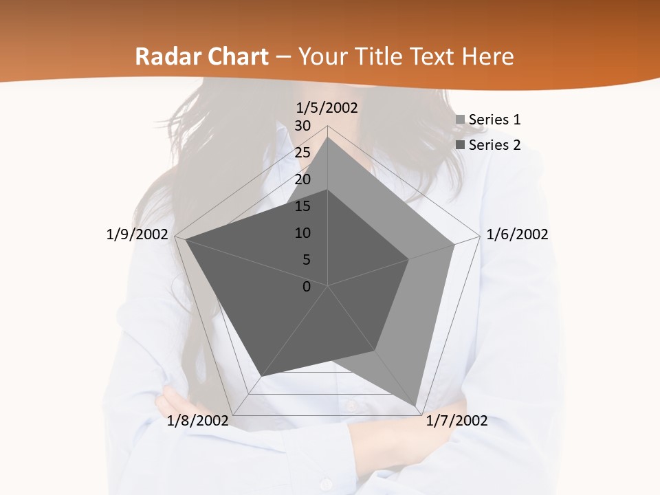 Success Businesswomen Portrait PowerPoint Template