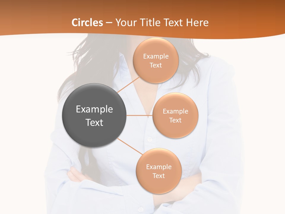 Success Businesswomen Portrait PowerPoint Template