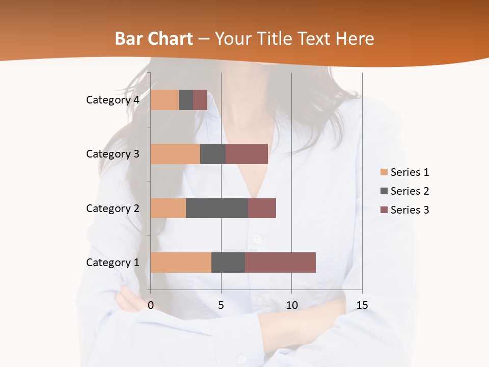 Success Businesswomen Portrait PowerPoint Template