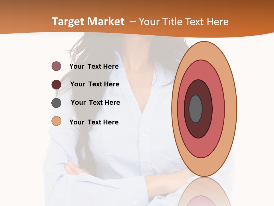 Success Businesswomen Portrait PowerPoint Template