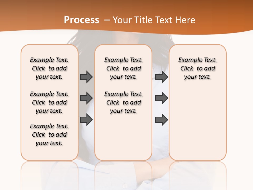 Success Businesswomen Portrait PowerPoint Template