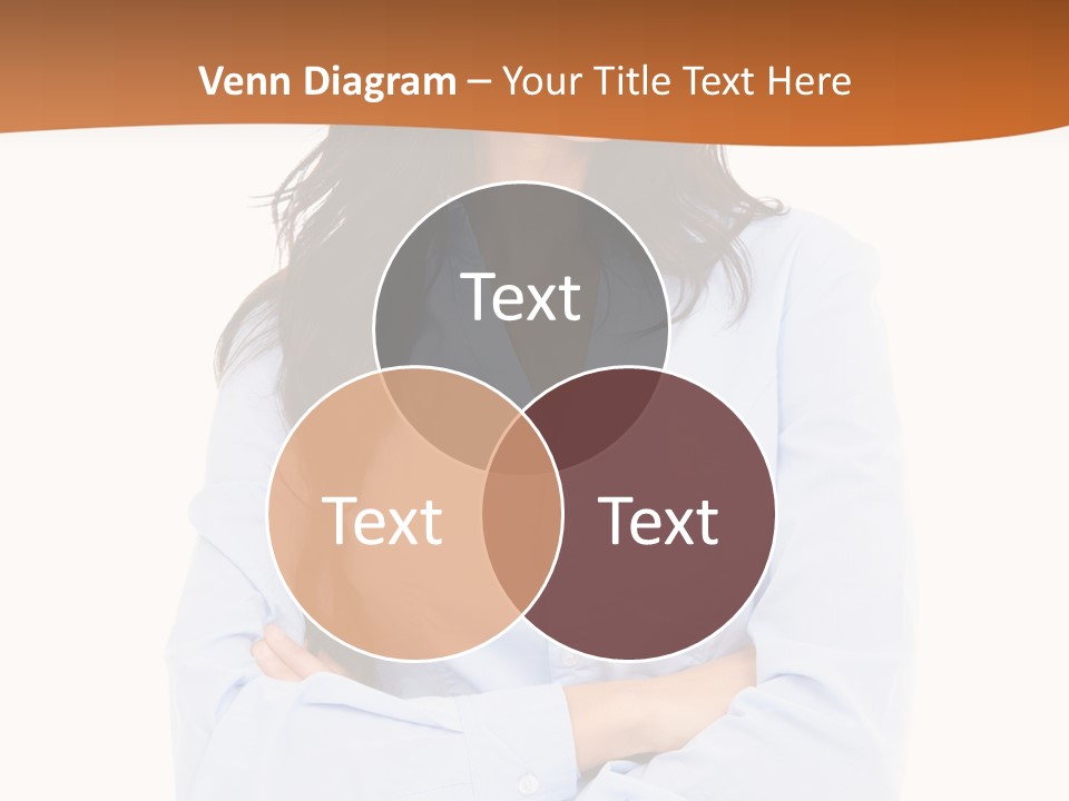 Success Businesswomen Portrait PowerPoint Template