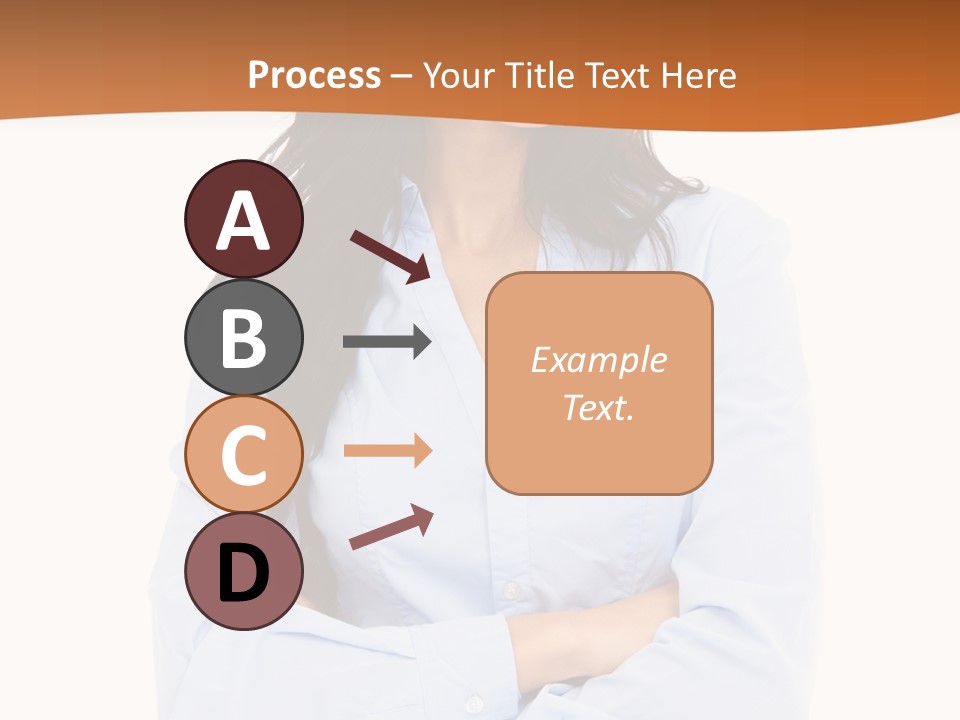 Success Businesswomen Portrait PowerPoint Template