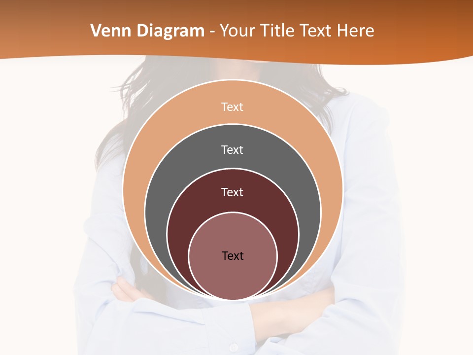 Success Businesswomen Portrait PowerPoint Template