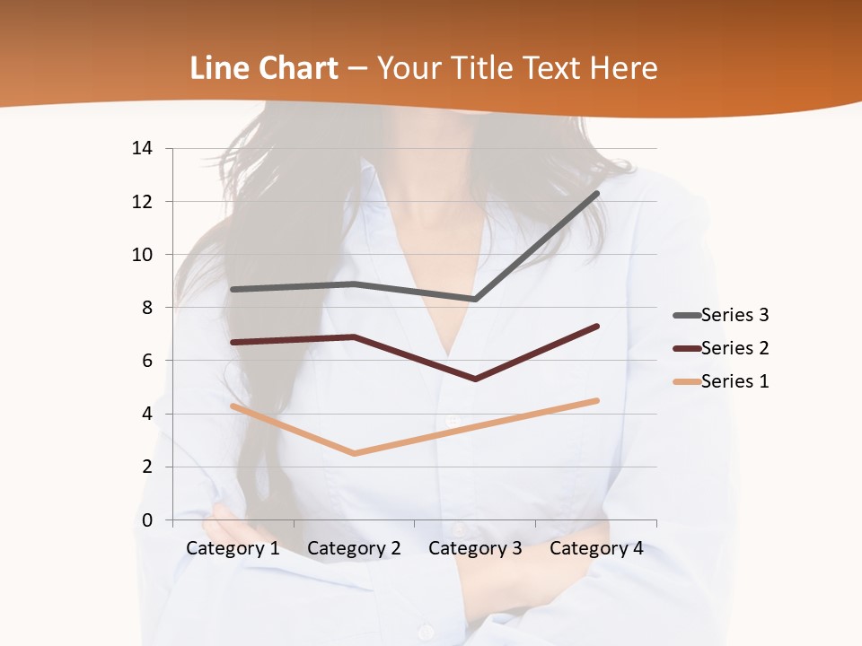 Success Businesswomen Portrait PowerPoint Template