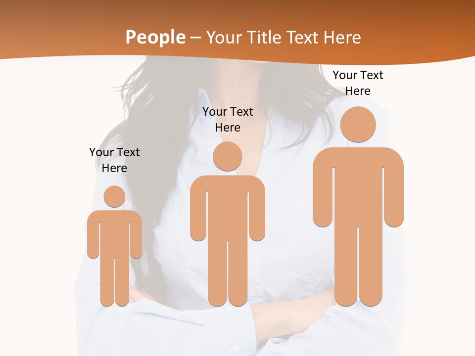 Success Businesswomen Portrait PowerPoint Template