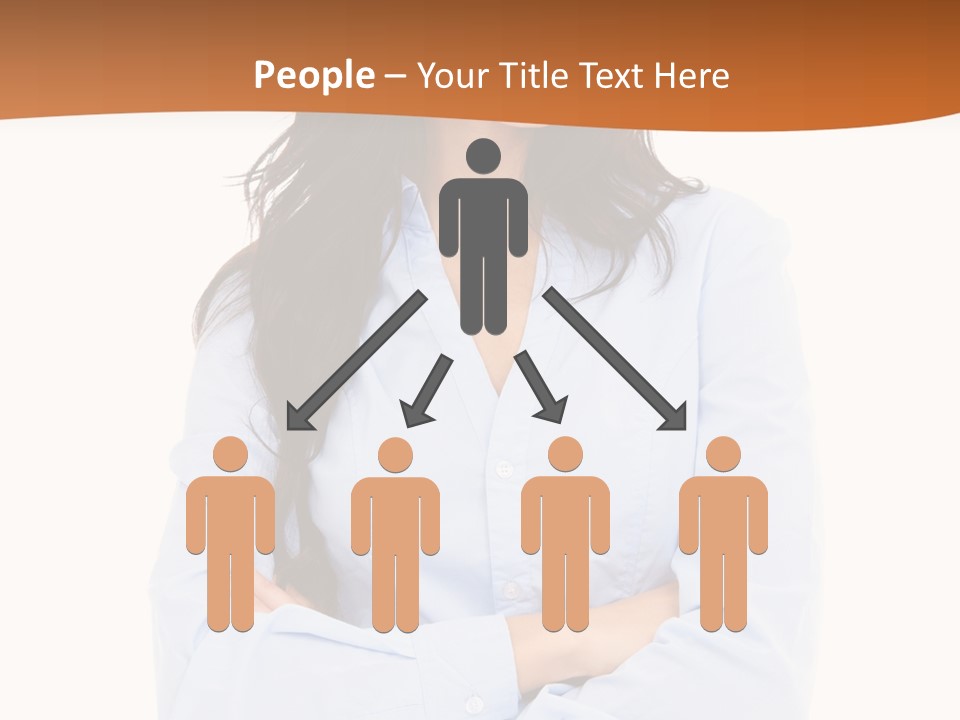 Success Businesswomen Portrait PowerPoint Template