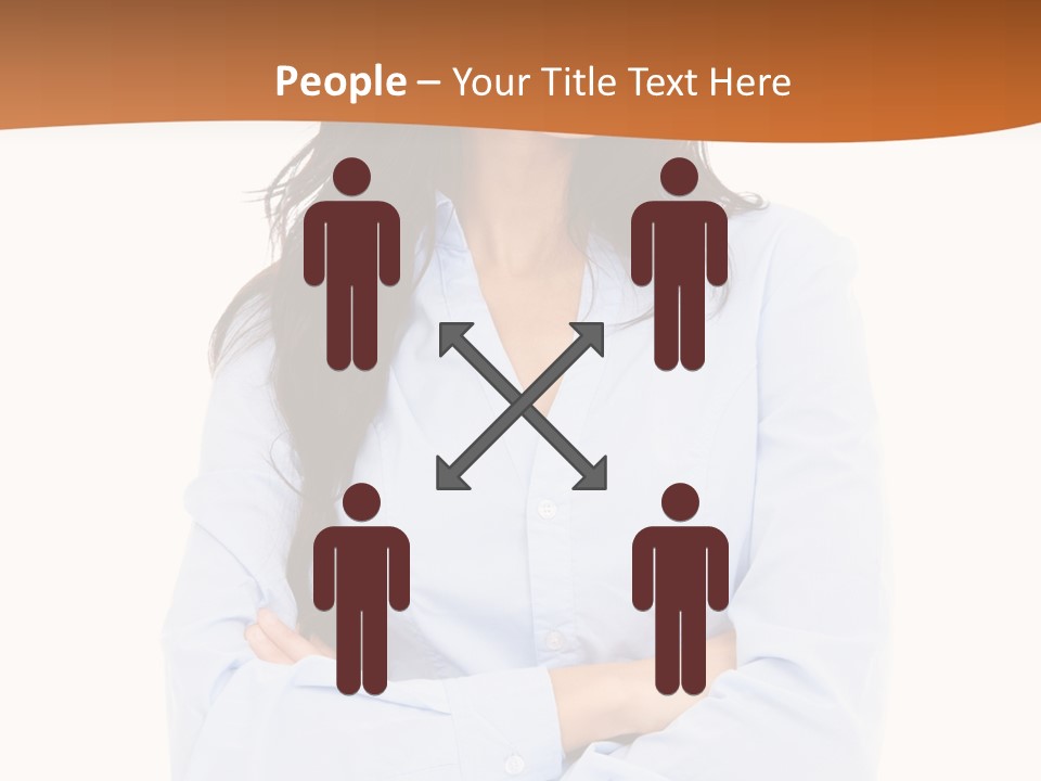 Success Businesswomen Portrait PowerPoint Template