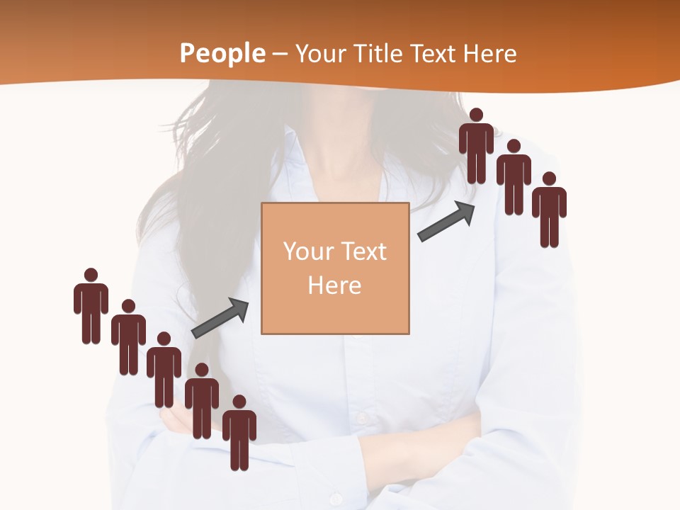 Success Businesswomen Portrait PowerPoint Template