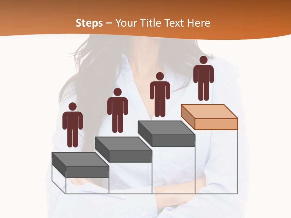 Success Businesswomen Portrait PowerPoint Template