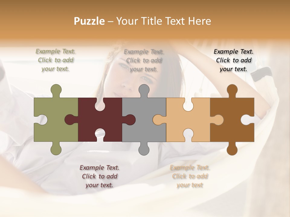 Attractive Femininity Youthful PowerPoint Template