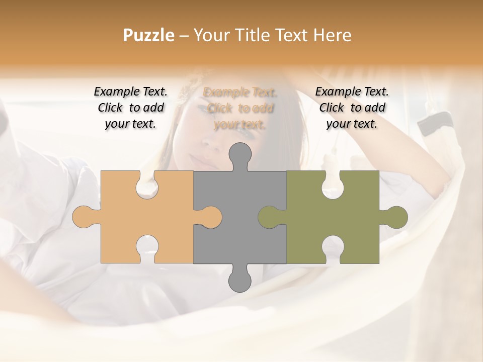 Attractive Femininity Youthful PowerPoint Template