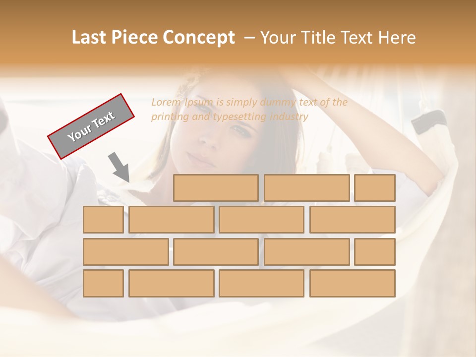 Attractive Femininity Youthful PowerPoint Template