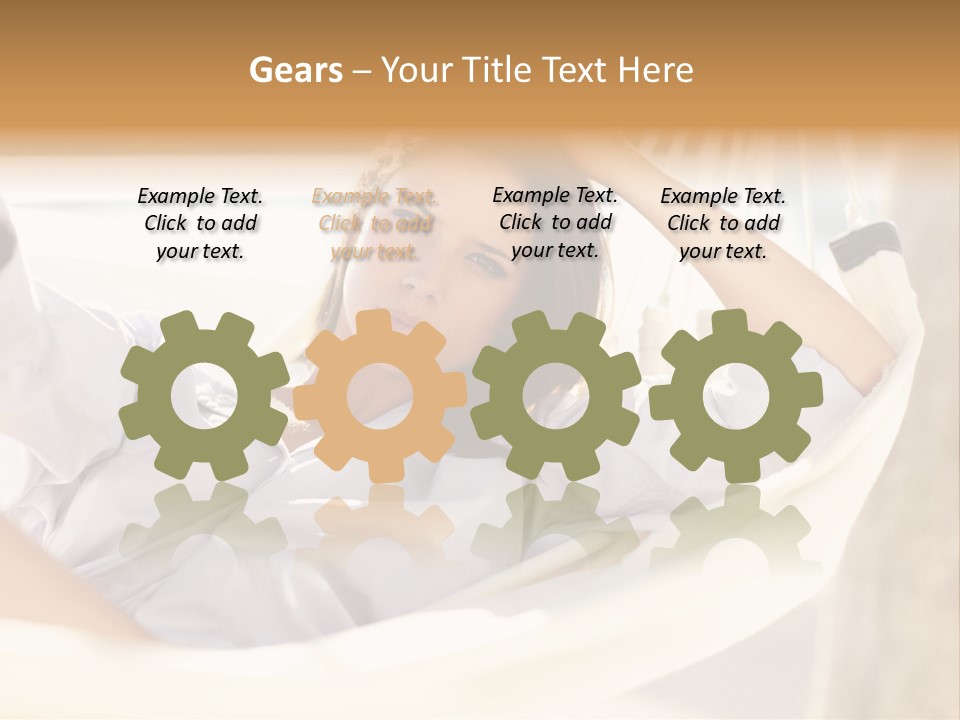 Attractive Femininity Youthful PowerPoint Template