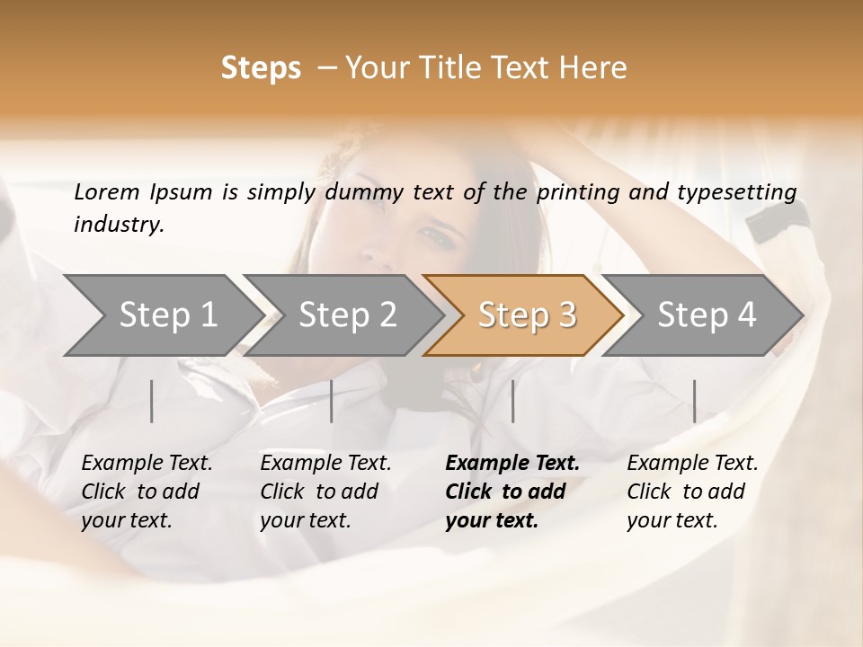Attractive Femininity Youthful PowerPoint Template
