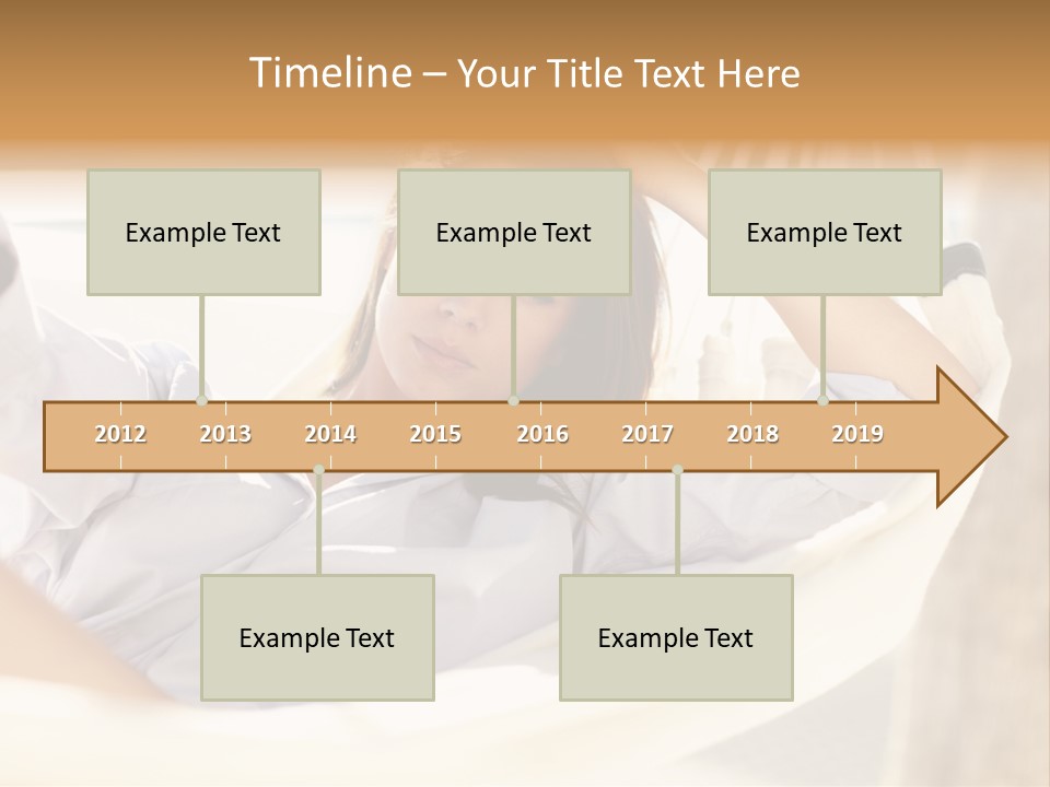 Attractive Femininity Youthful PowerPoint Template