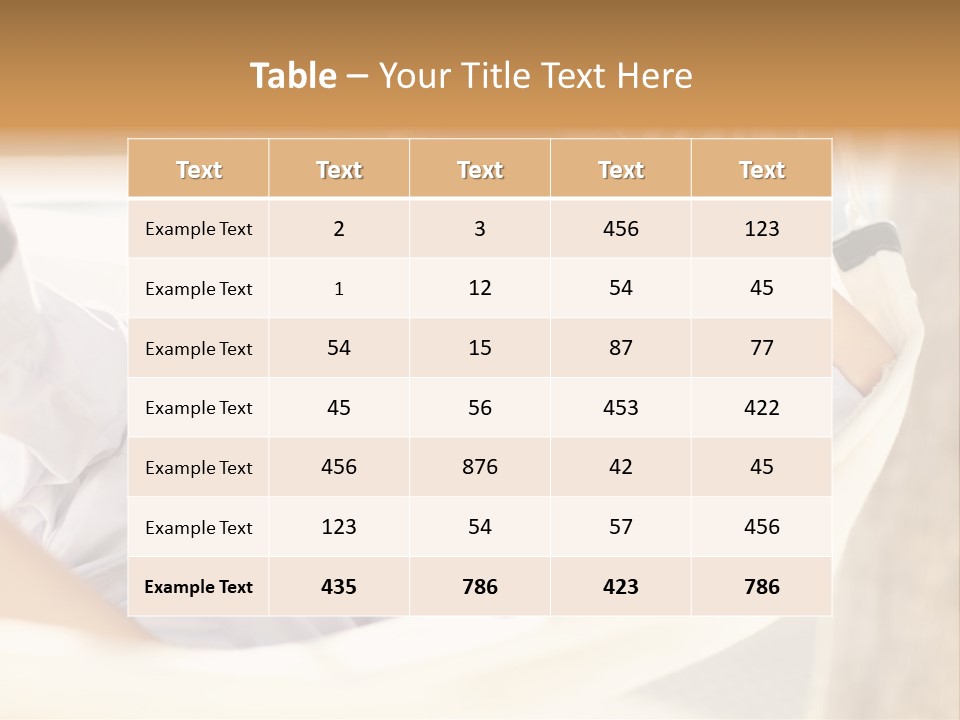 Attractive Femininity Youthful PowerPoint Template