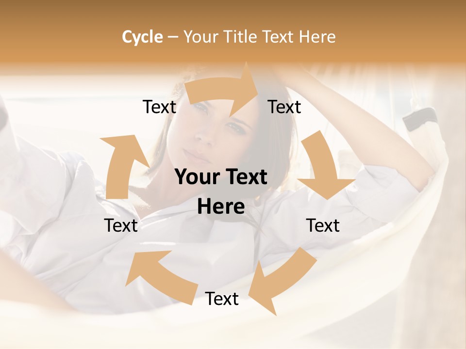 Attractive Femininity Youthful PowerPoint Template