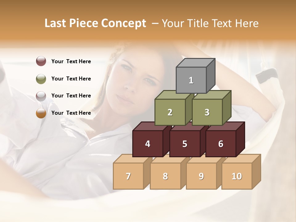 Attractive Femininity Youthful PowerPoint Template