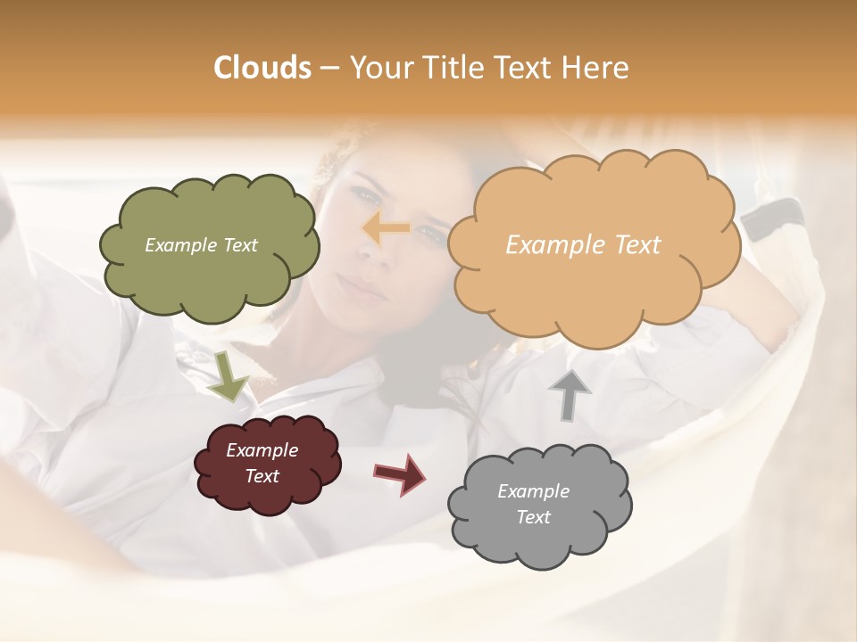 Attractive Femininity Youthful PowerPoint Template