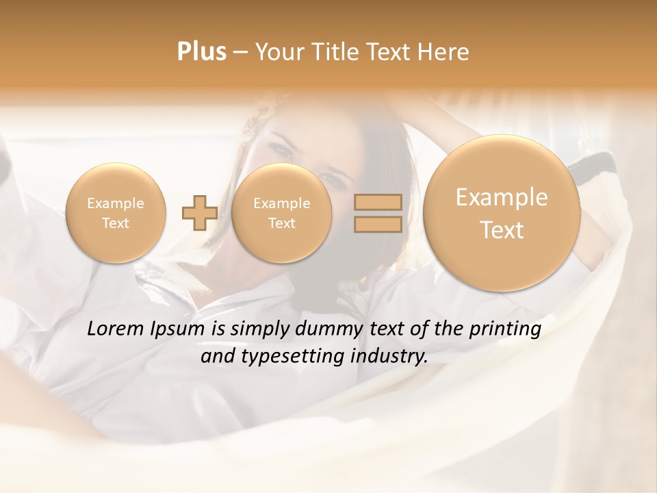 Attractive Femininity Youthful PowerPoint Template