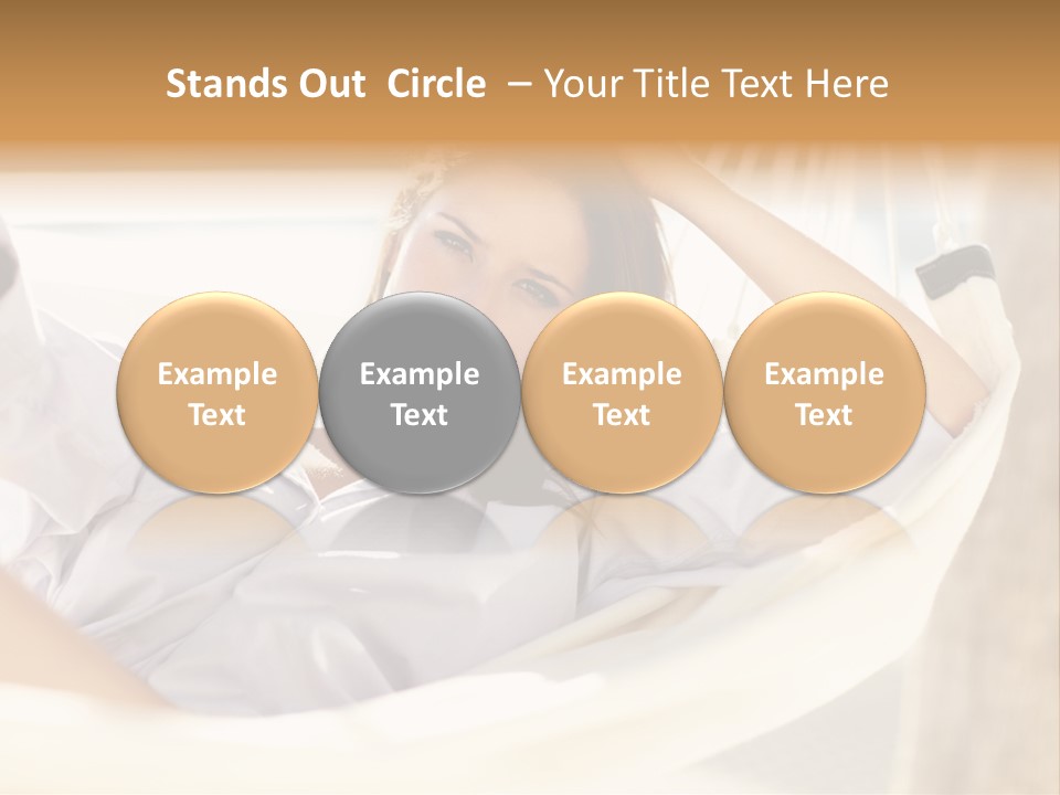 Attractive Femininity Youthful PowerPoint Template