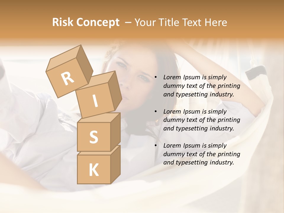 Attractive Femininity Youthful PowerPoint Template