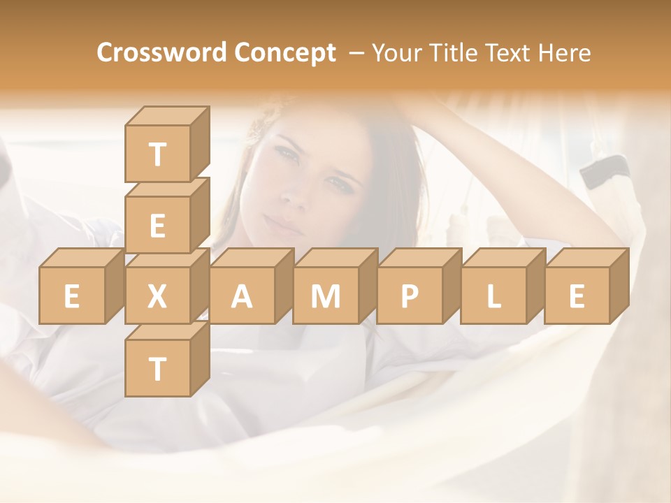 Attractive Femininity Youthful PowerPoint Template