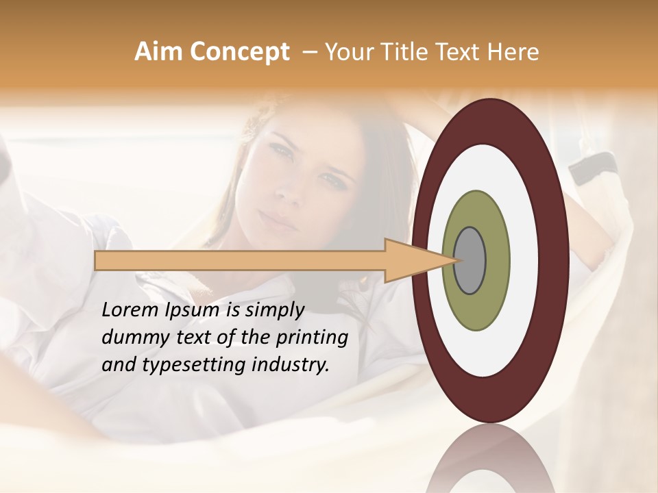 Attractive Femininity Youthful PowerPoint Template