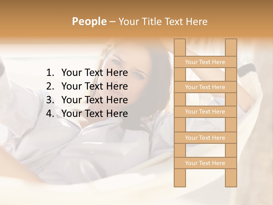 Attractive Femininity Youthful PowerPoint Template