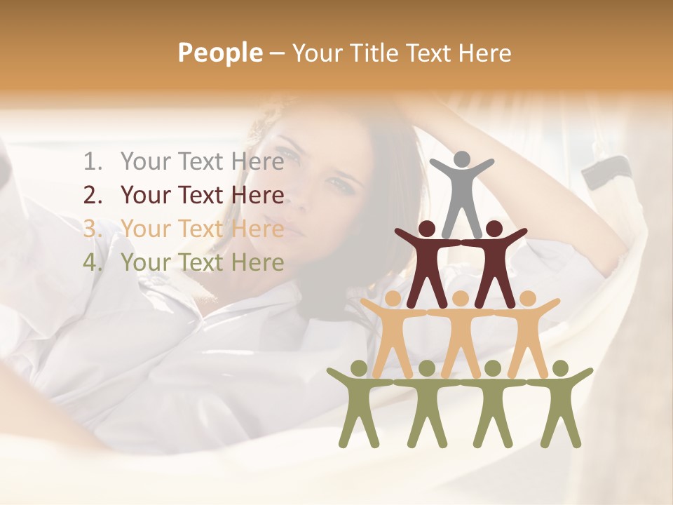 Attractive Femininity Youthful PowerPoint Template