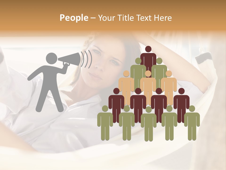 Attractive Femininity Youthful PowerPoint Template