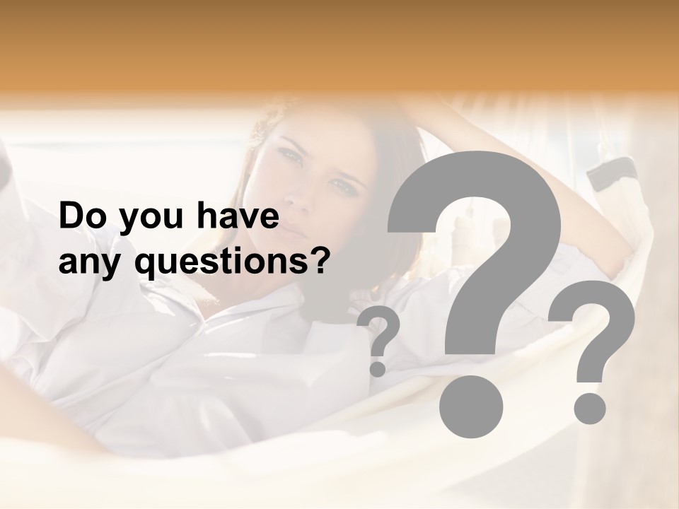 Attractive Femininity Youthful PowerPoint Template